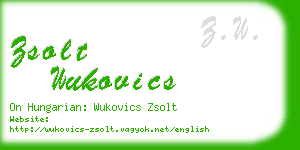 zsolt wukovics business card